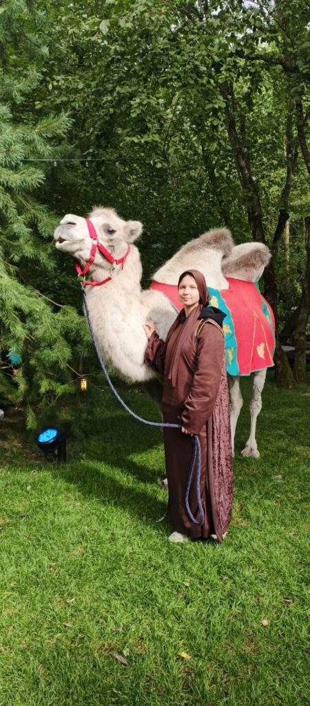 alt="верблюд на съёмку"
